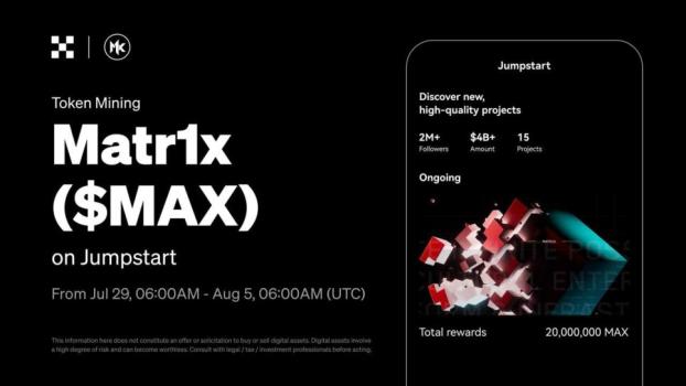 Jumpstart Matr1x (MAX) on OKX: Staking BTC and ETH