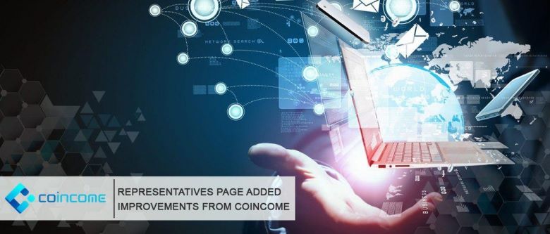 CoinCome.info — Добавлена страница представителей.