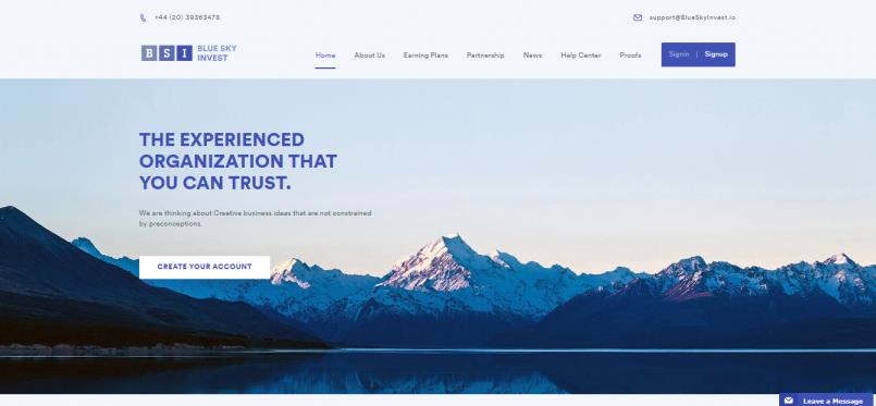 BlueSkyInvest.io — PerfectMoney и Payeer были добавлены.