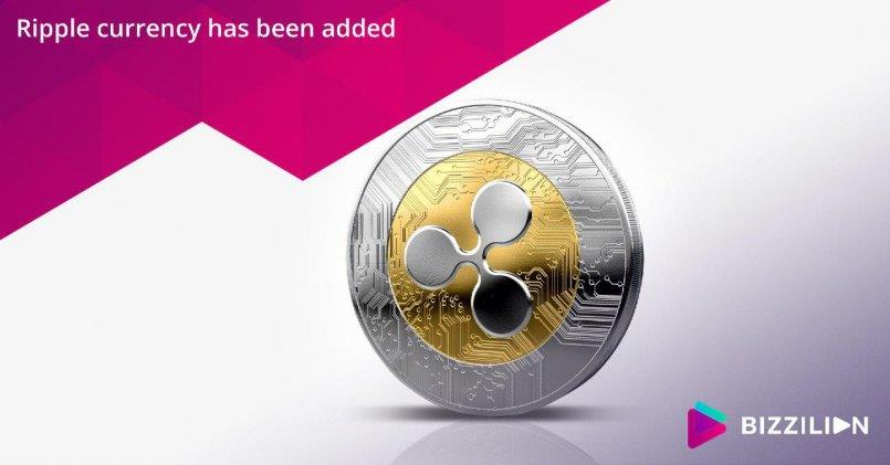 Bizzilion.com — Добавлена валюта Ripple.