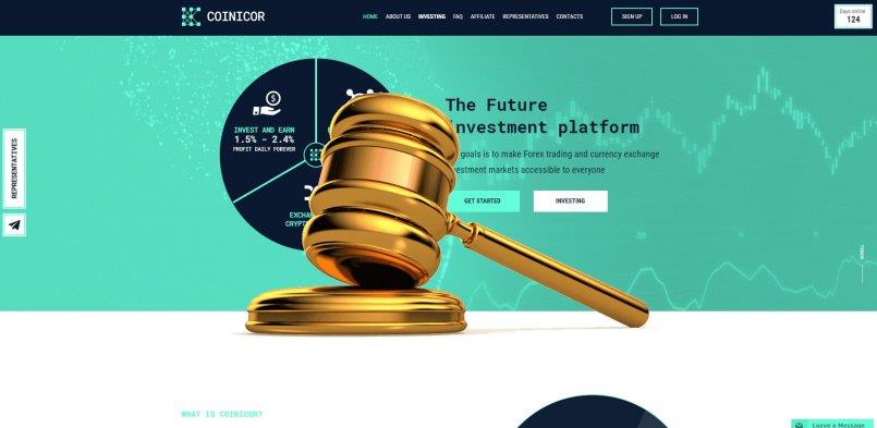 Coinicor.com — SCAM! Компенсации выплачены.