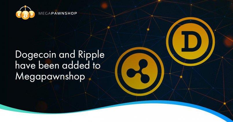 Megapawnshop.com — Dogecoin и Ripple были добавлены.
