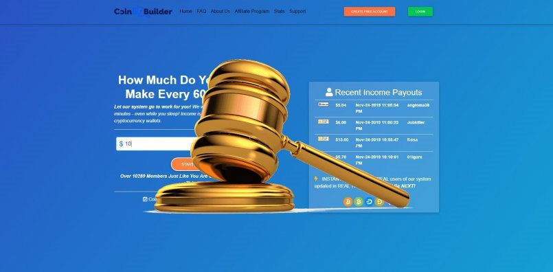 Coinbizbuilder.com — SCAM! Компенсации выплачены.