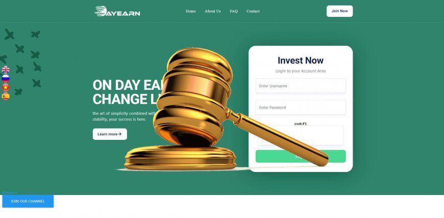 Dayearn.biz — SCAM! Компенсации выплачены.