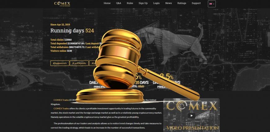 Comextrades.com — SCAM! Компенсации выплачены.