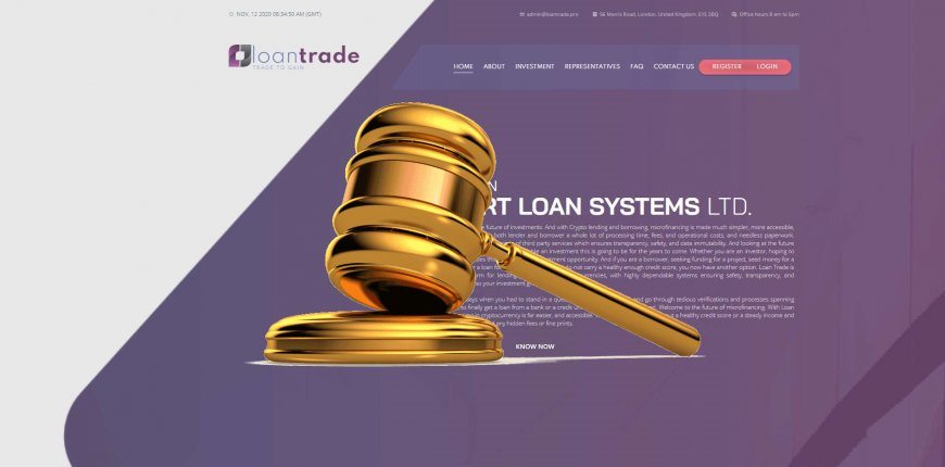 Loantrade.pro — SCAM! Компенсации выплачены.