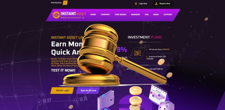 Instantasset.io — SCAM! Компенсации выплачены.