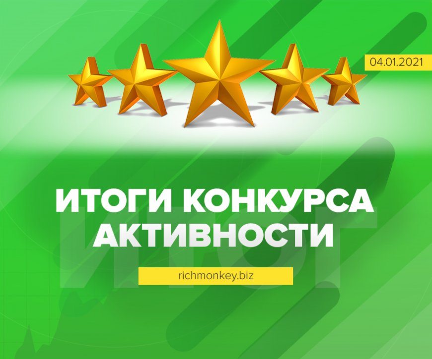 Итоги конкурса активности на блоге с 16-го по 31-е декабря 2020 года