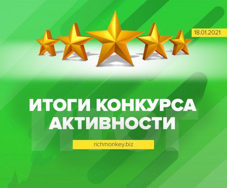 Итоги конкурса активности на блоге с 1-го по 15-е января 2021 года
