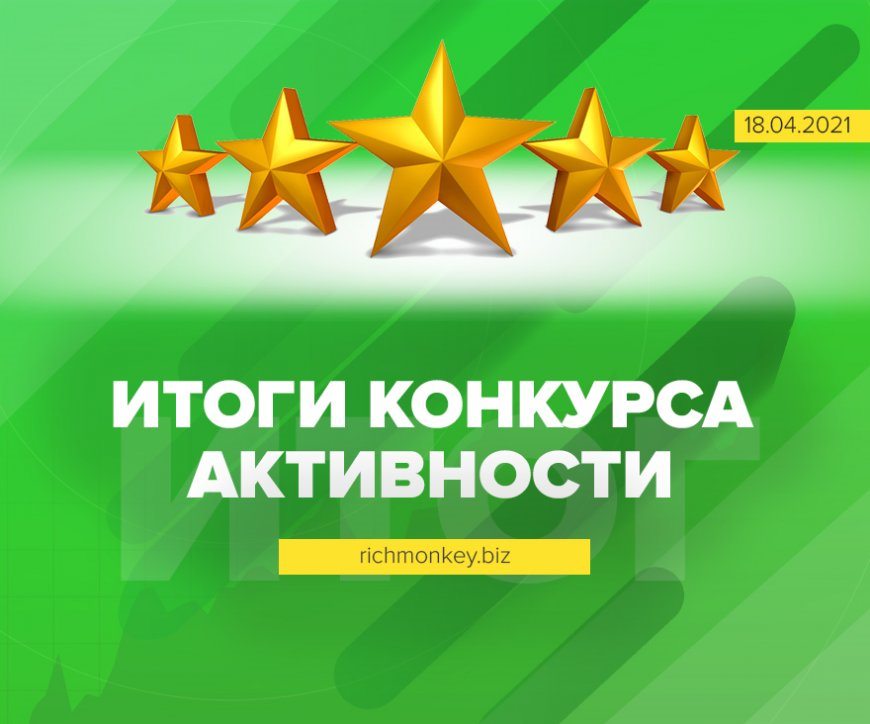 Итоги конкурса активности на блоге с 1-го по 15-е апреля 2021 года