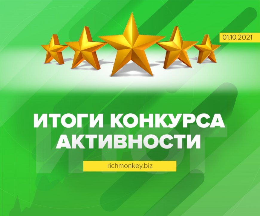 Итоги конкурса активности на блоге с 16-го по 30-е сентября 2021 года