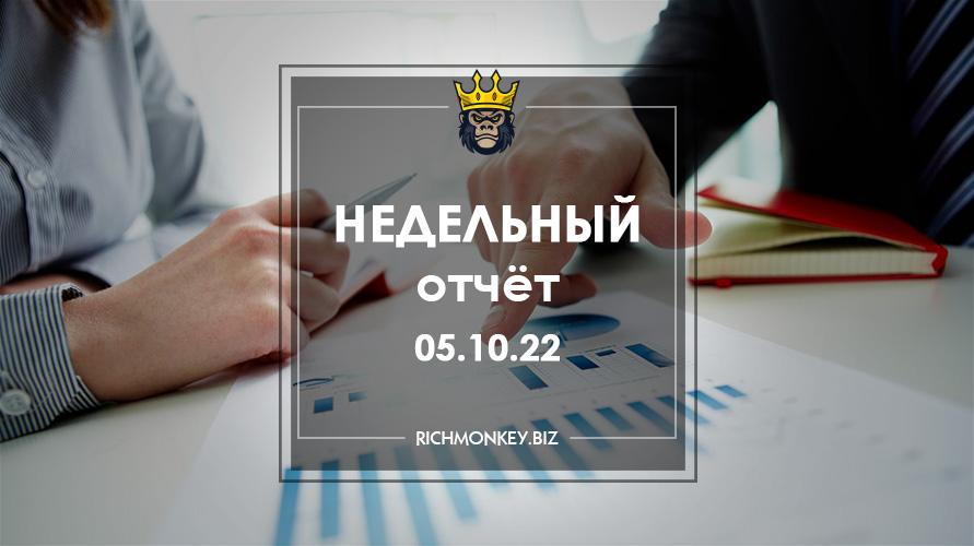 Недельный отчёт 26.09.22 – 02.10.22