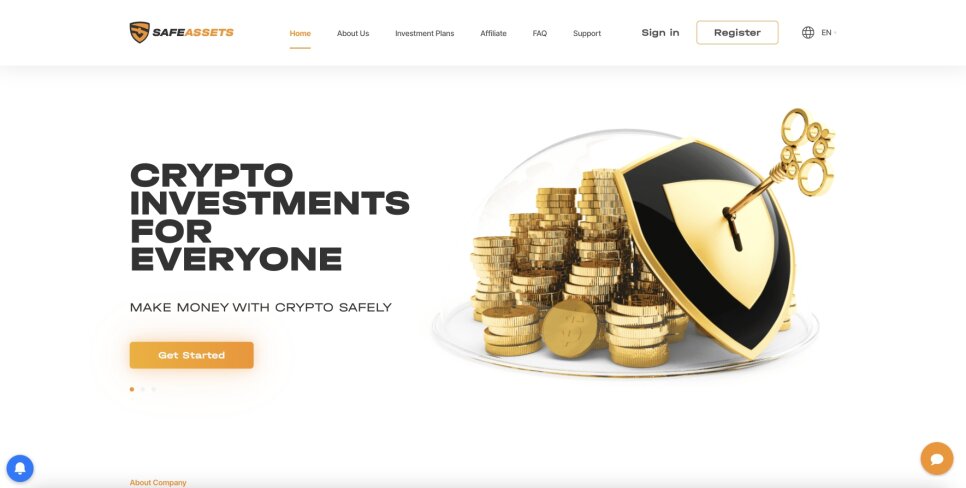 Safeassets.com — Эксклюзивное предложение от проекта.