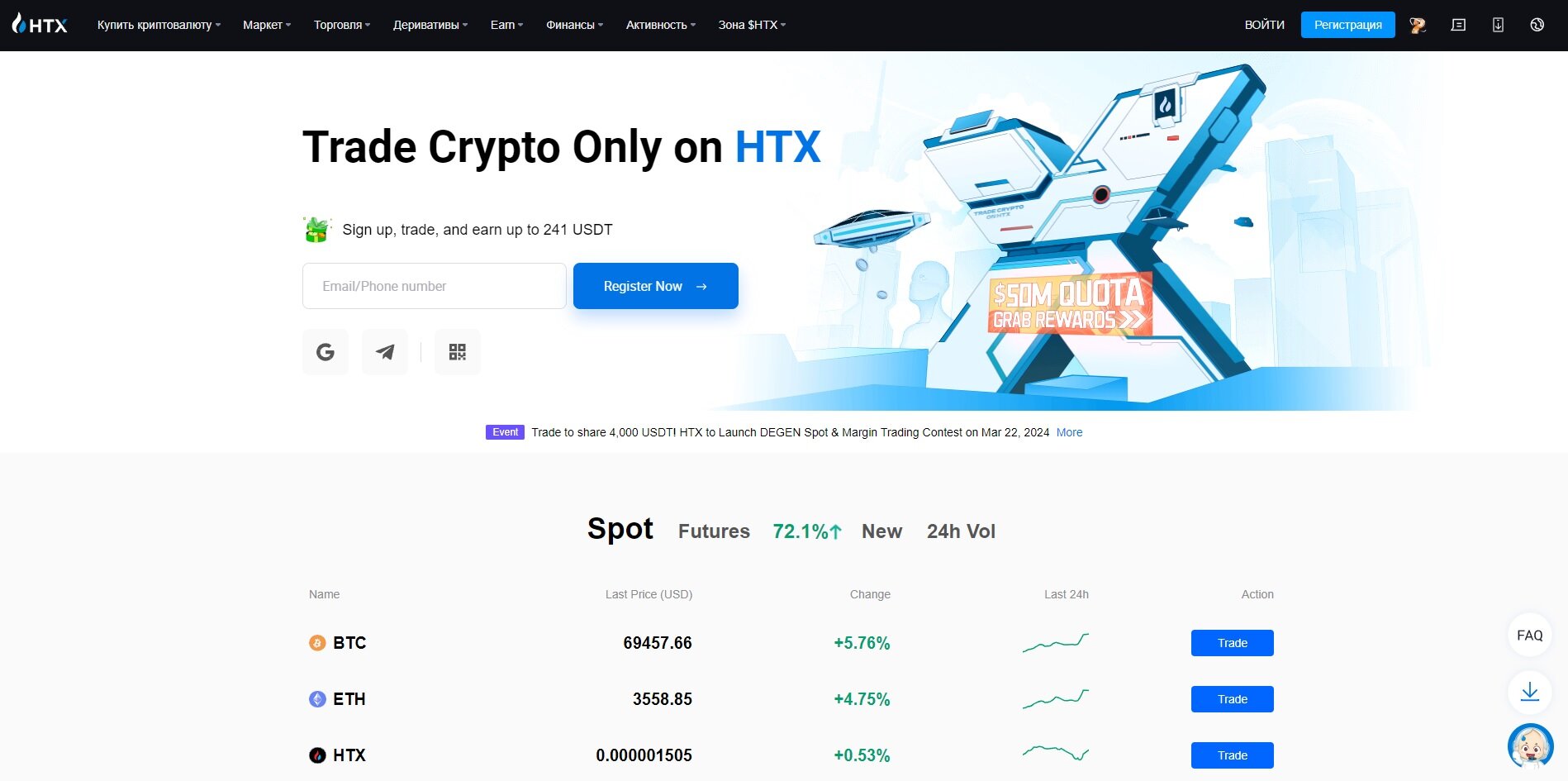 HTX.com – Review and feedback on the cryptocurrency exchange