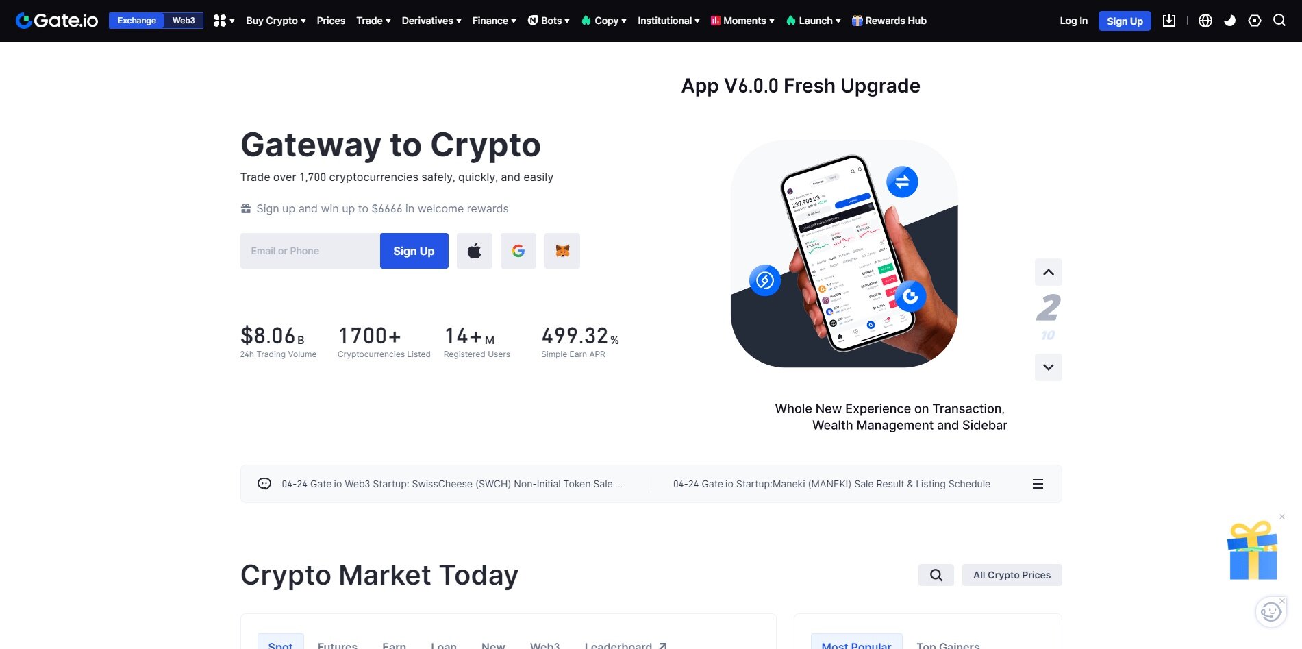 Gate.io – Review and feedback on the cryptocurrency exchange
