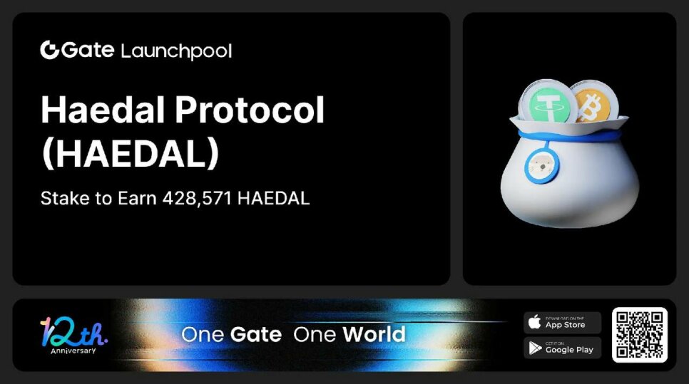 Launchpool Haedal Protocol (HAEDAL) on Gate: Staking USDT and BTC