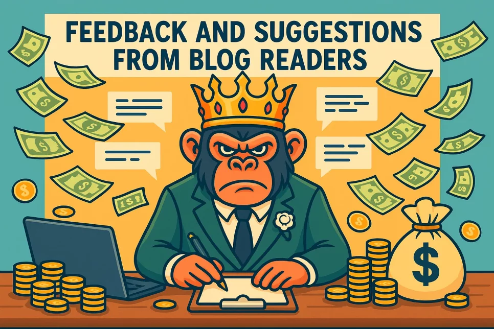 Feedback and suggestions from blog readers