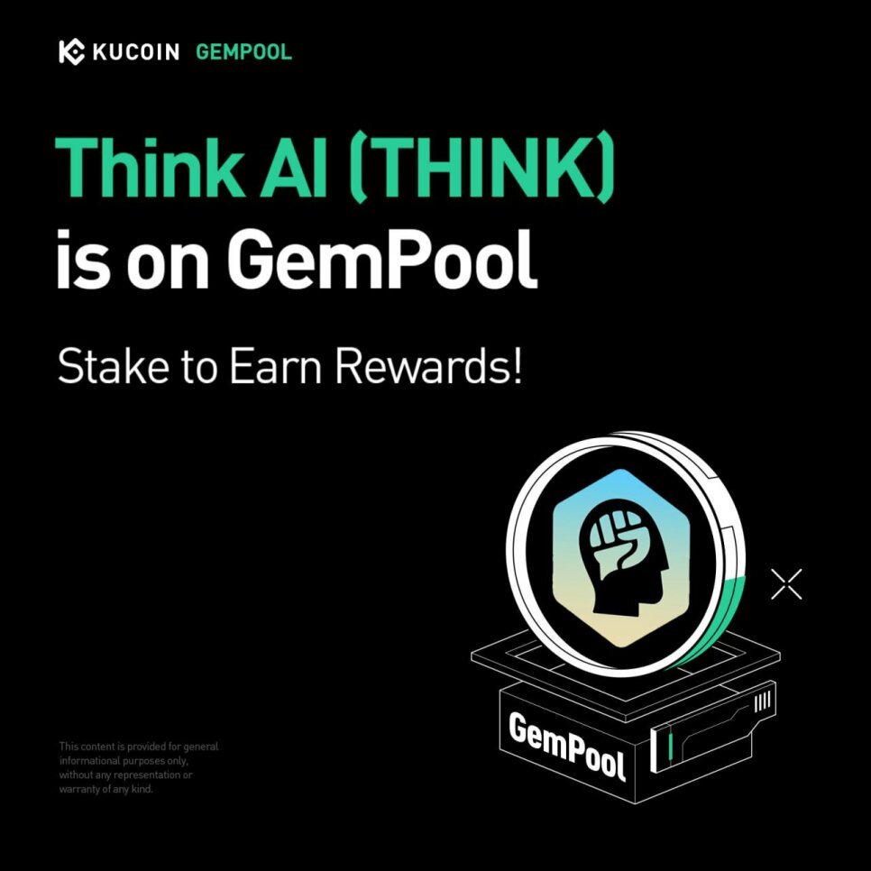 GemPool Think AI (THINK) on KuCoin: Staking USDT, KCS и THINK